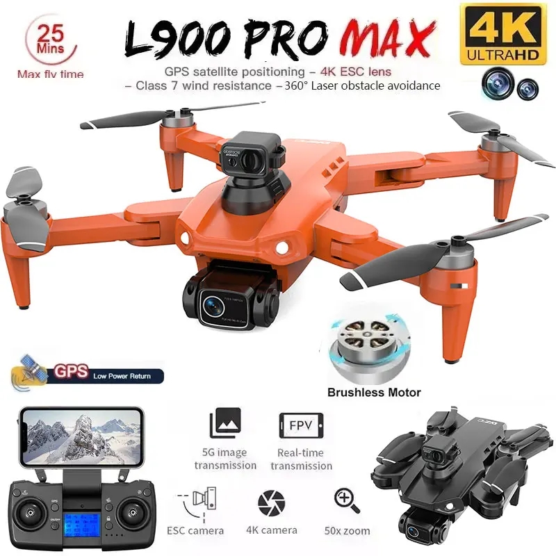 Drone Rc App - L900 Pro MAX GPS-Drohne 4K Professionelle