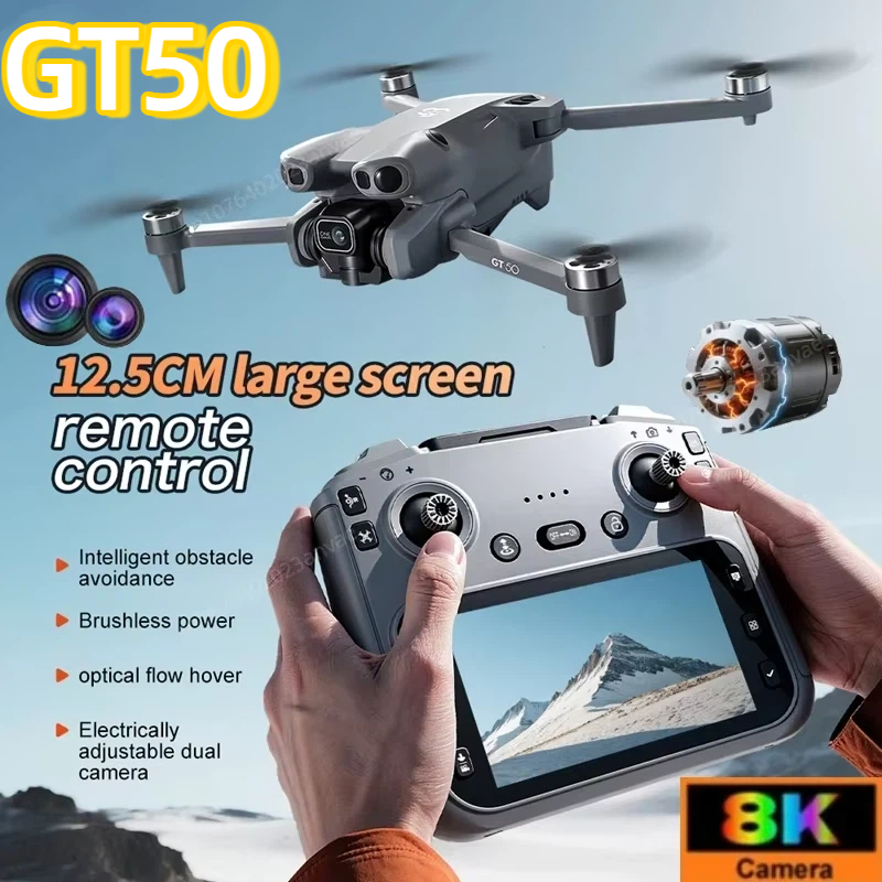 Drone Gps Rc Tt36 - GT50 RC-Drohne 8K HD Luftbildfotografie Ferngesteuertes