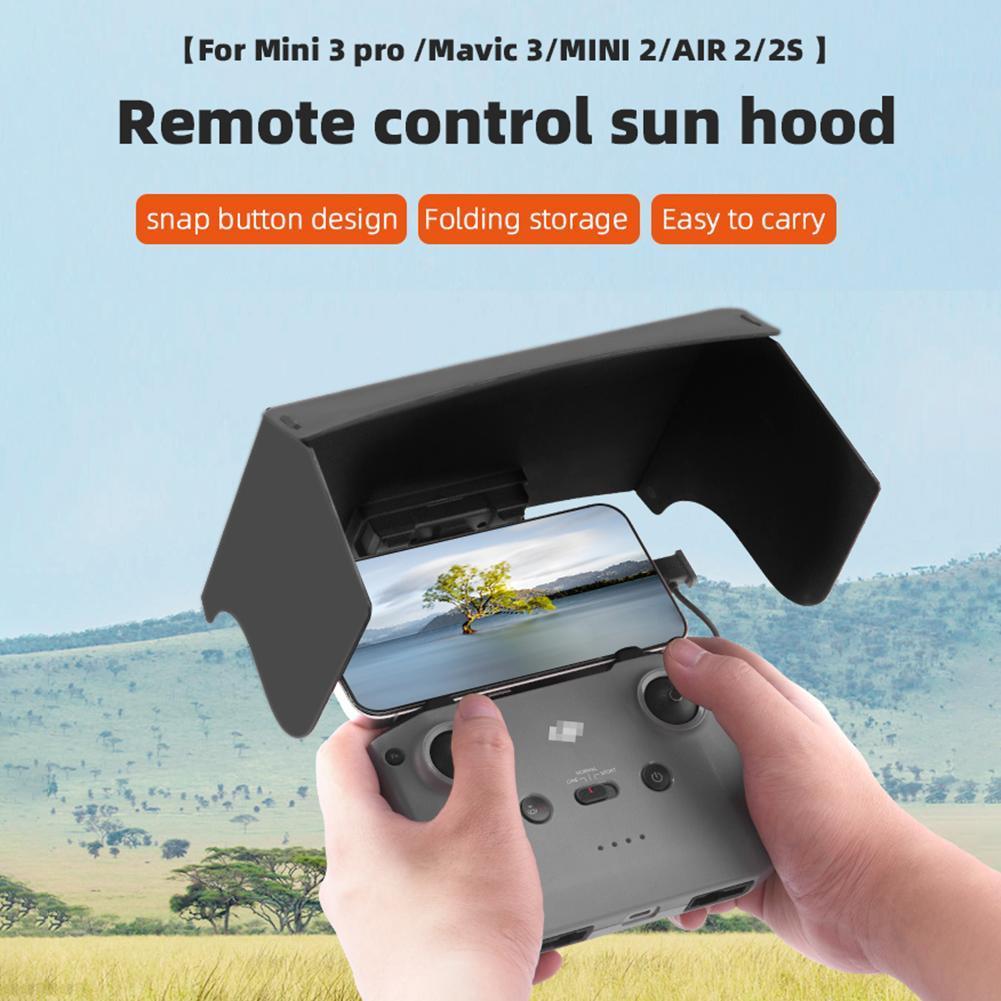 Drone Rc N1 - Fernbedienungs-Sonnenschutz, Drohnenzubehör, blendfrei, faltbar, Augenschutz für