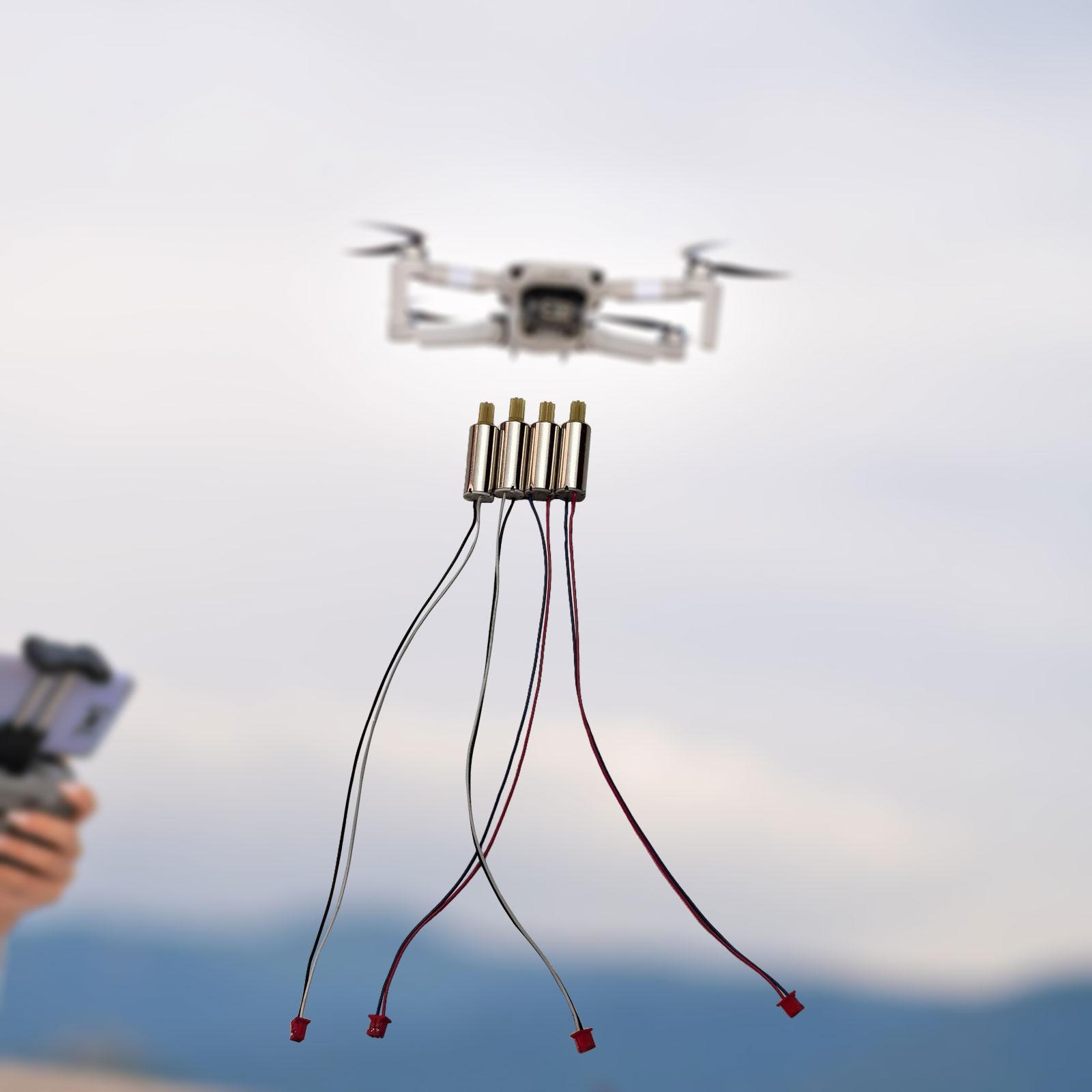 Drone Rc Pro - 4 Stück RC-Drohnen-Motorkomponenten RC-Drohnen-Ersatzteile für E88Pro,