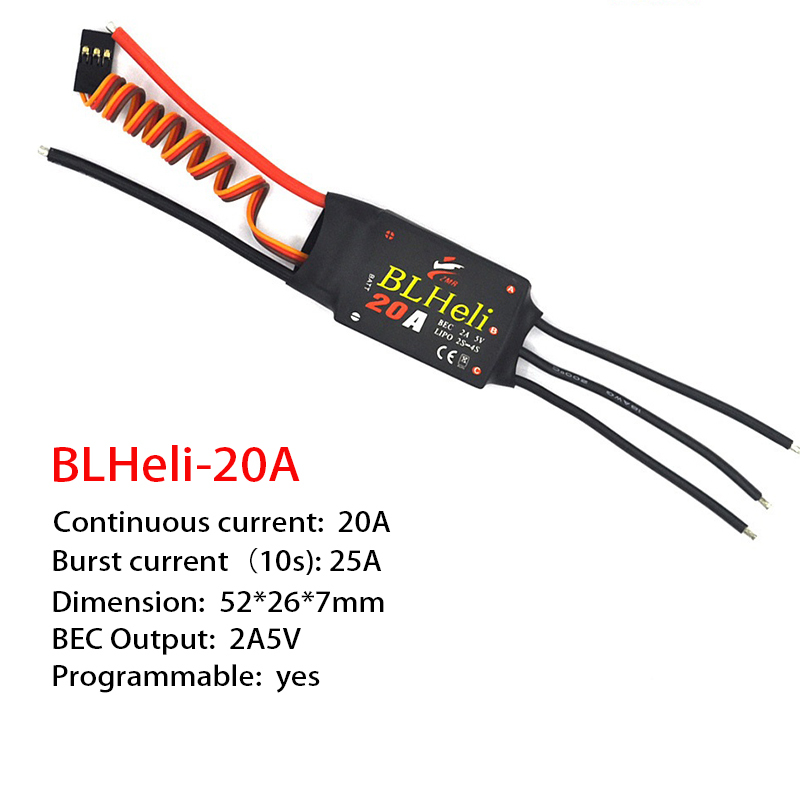 1-3Pcs Bürstenlosen ESC BLHeli – Drone Rc Airplane Bewertung und Preis