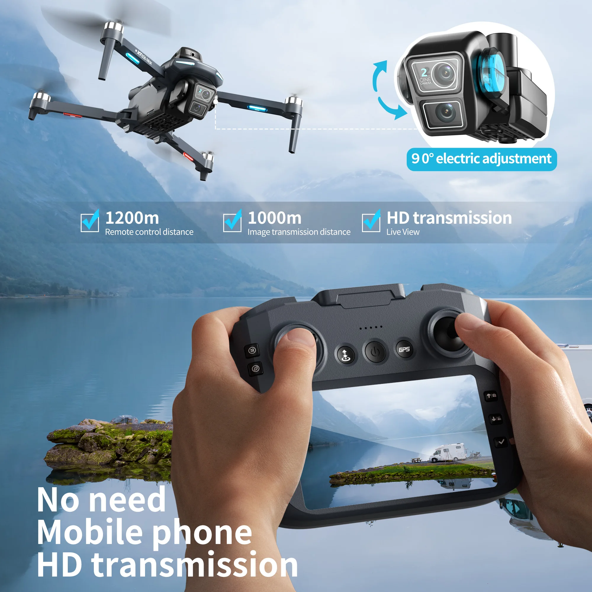 Original XT606 Drohne Professi – Drone Gps Rc Tt36 Bewertung und Preis