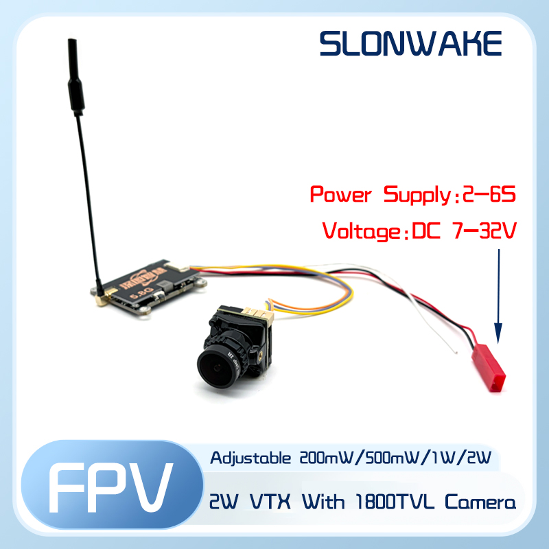 SLONWAKE 5.8G 56CH 2W Sender V – Fpv Camera Cmos Bewertung und Preis