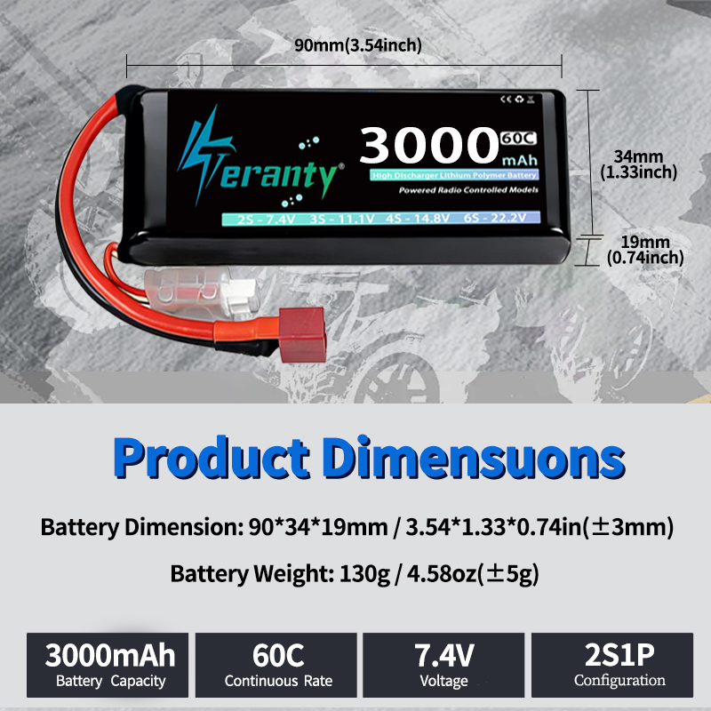 TERANTY 2S 3000mAh Lipo-Akku 7 – Drone Rc Leading Bewertung und Preis