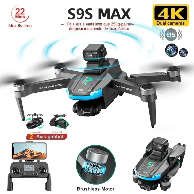 NEUE S9S MAX MINI Drone 4K 2-A – Drone Rc App Bewertung und Preis