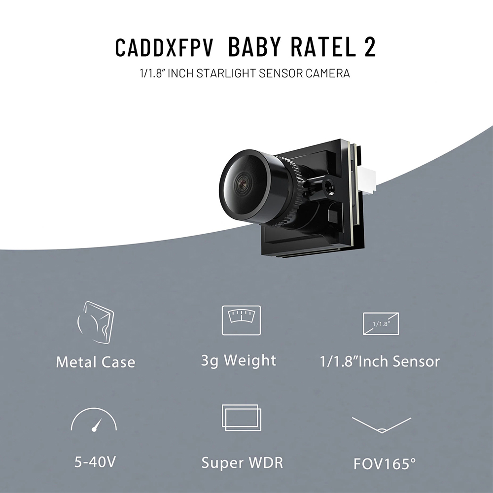 CADDX Micro FPV Kamera Ratel 2 – Drone Kf Rc Bewertung und Preis
